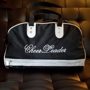 CheerLeader Duffle Bag Pockets Galore Black/White